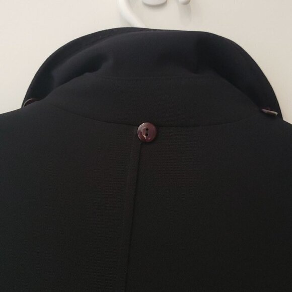 MONA Lisa Fen-Nelli Women's Trench Coat  Navy Blue Size 24.5 - Picture 5 of 12